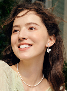 【新品】abyb共振耳环一款四戴蝴蝶立体灵动精致轻奢高级耳饰