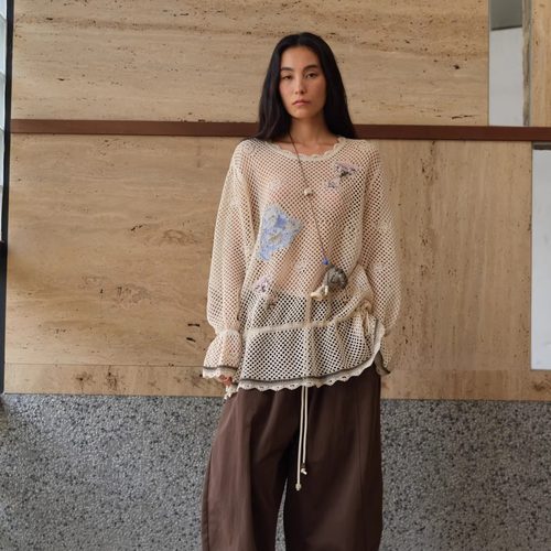 Shelle Artiste 一起跳舞吧毛织套头 - 图0