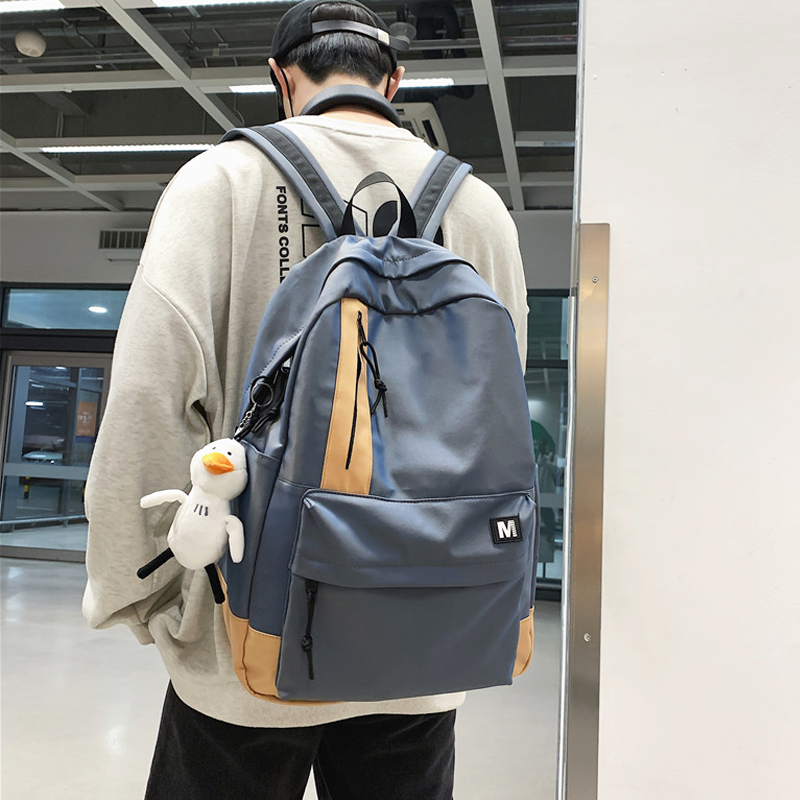 男大学生可放电脑潮酷日系双肩包 仟仁狮双肩背包