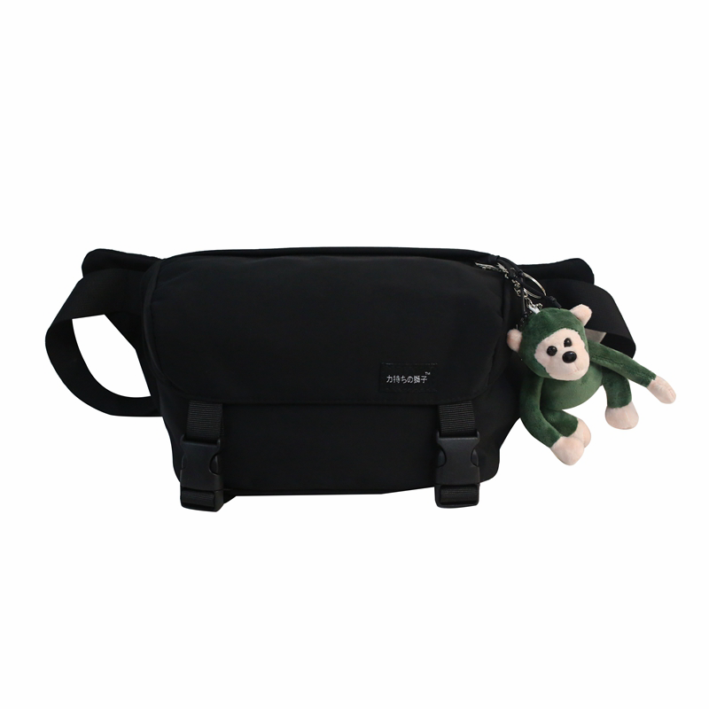 日系潮牌男2020街头潮流韩版斜挎包 仟仁狮男士包袋