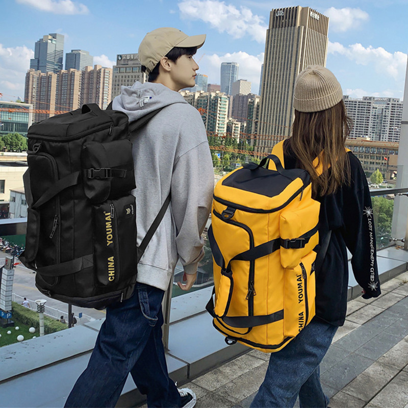 背包男士双肩包大容量旅行包休闲旅游包女特大超大装衣服的行李包
