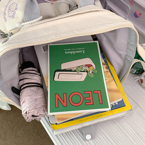 补习书包女小学生带作业补课包儿童高颜值初中女孩可手提双肩背包 - 图3