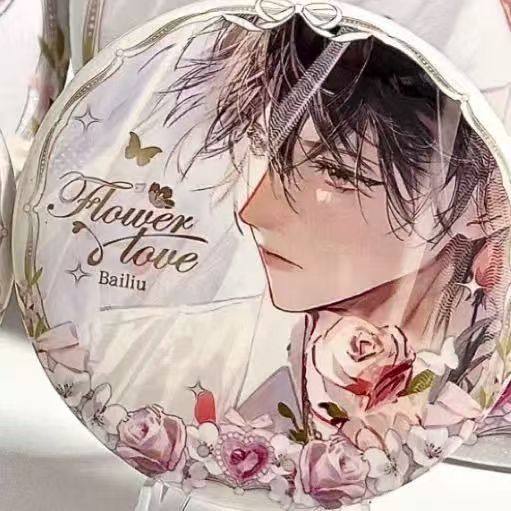 我在惊悚游戏里封神白柳谢塔小说衍生新款自制58吧唧胸针玫瑰谷子,淘宝优惠券,粉丝福利购,淘宝优惠卷