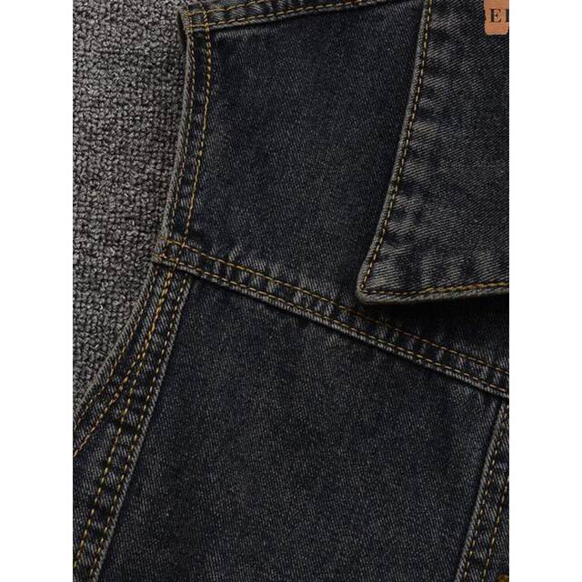 Summer Korean style retro vest denim ສັ້ນສໍາລັບແມ່ຍິງ