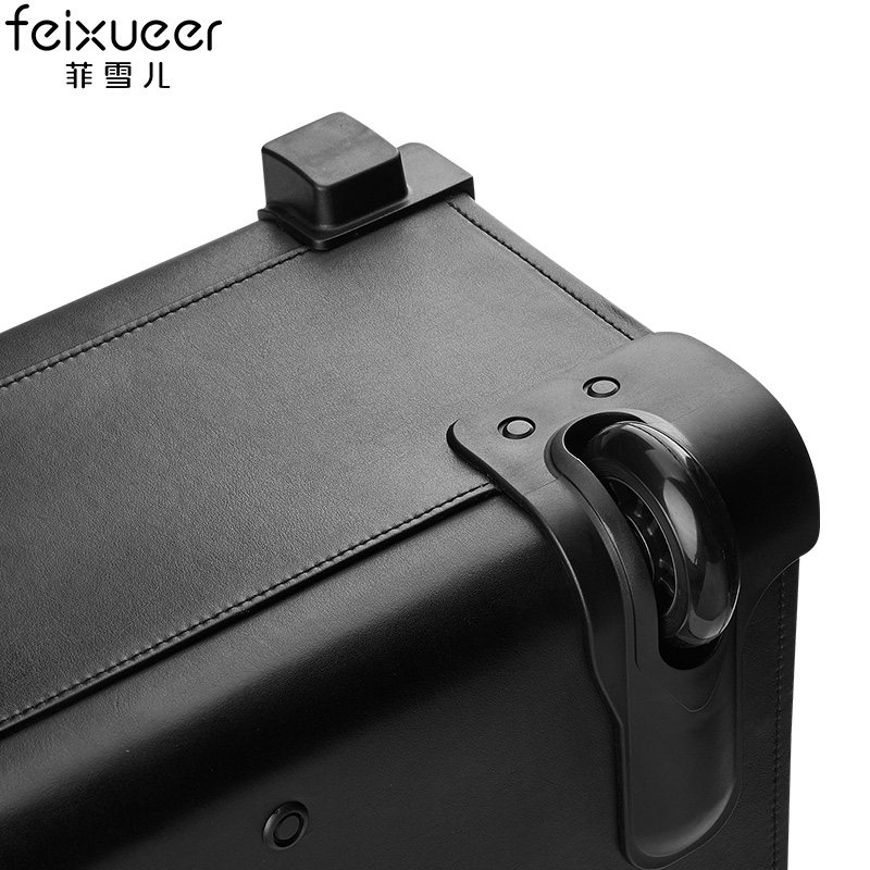 菲雪儿牛皮拉杆箱 商务登机箱飞行员/机长专用航空箱行李箱旅行箱,淘宝优惠券,粉丝福利购,淘宝优惠卷