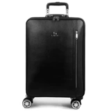 Кожаный универсальный чемодан с молнией, из натуральной кожи, 16 дюймов, воловья кожа, 20 дюймов