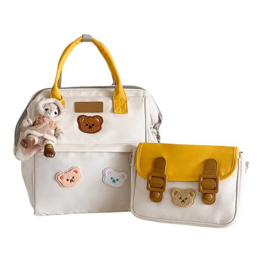 Ckbebe亲子妈咪包背包溜娃小包外出亲便手提双肩包宝宝斜挎小包