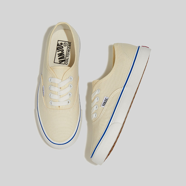 Coeuove Anaheim beige canvas shoes