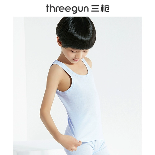 Эластичный мягкий комфортный базовый детский жилет для мальчиков для школьников, короткий рукав