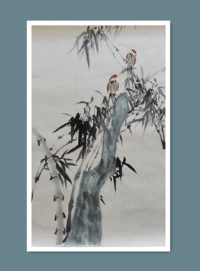 廉洁字画廉政书画竖幅展品定制