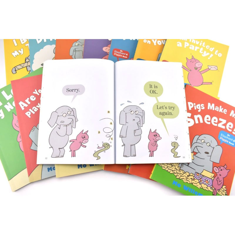 小猪小象系列绘本英文原版 An Elephant and Piggie Book  Mo Willems 吴敏兰书单 凯迪克大奖绘本 儿童英语启蒙读物 亲子睡前读物 - 图0