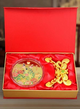 吉祥孔雀开屏摆件家居装饰品