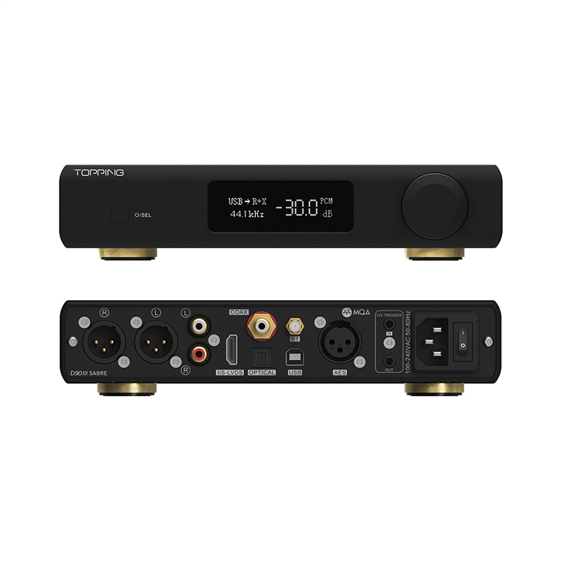 【戈聲】TOPPING拓品D90 III SABRE全平衡HIFI解码器双ES9039SPRO - 图3