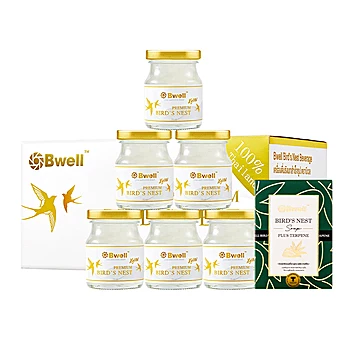 泰国Bwell木糖醇即食燕窝75ml*6瓶+燕窝皂