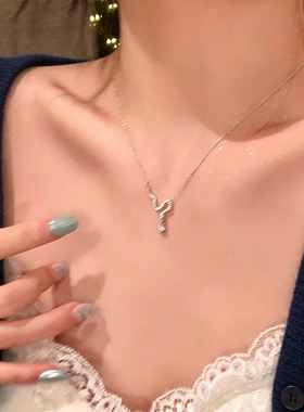 不致敏高保色问号项链女显白