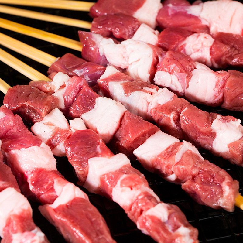 宁鑫盐池滩羊肉串烧烤食材半成品50串新鲜纯肉串制户外烤宁夏羊肉,淘宝优惠券,粉丝福利购,淘宝优惠卷