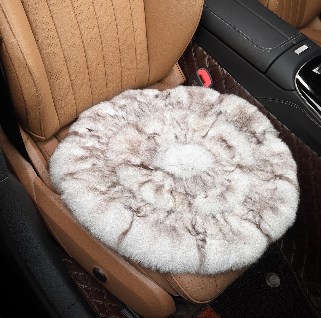 冬季狐狸毛汽车坐垫羊毛绒冬天单片单座一体保暖真皮草冬季坐垫,淘宝优惠券,粉丝福利购,淘宝优惠卷
