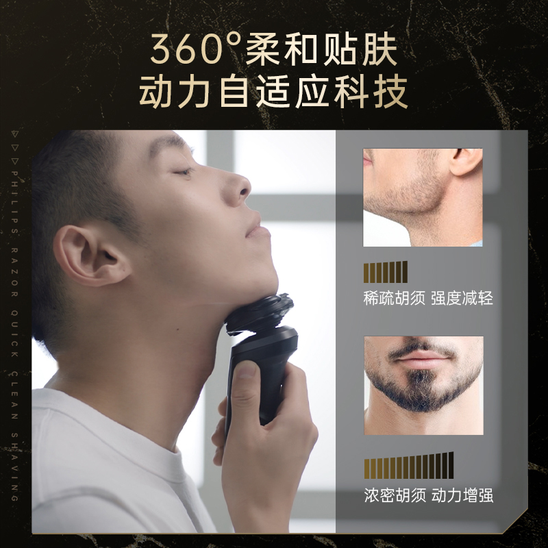 飞利浦剃须刀电动男官方旗舰店正品男士胡须刀刮胡刀送男友S5166-图0