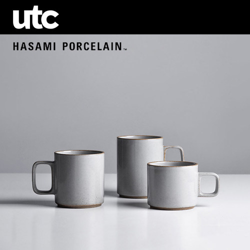 utc日本波佐见魄色琳hasami porcelain可叠放手工半瓷半陶马克杯-图0