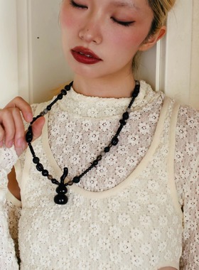 黑色系葫芦项链原创设计