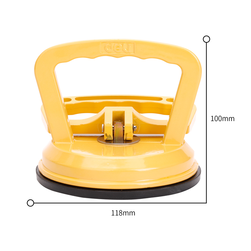得力贴瓷砖强力吸提器单三爪吸盘固定真空地板砖吸盘工具玻璃吸盘-图1