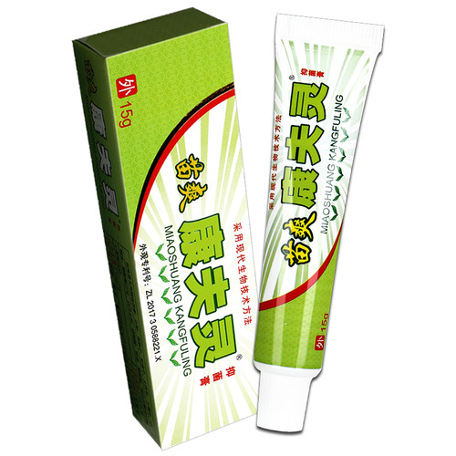 苗爽康夫灵软膏康肤宁苗草王草本外用皮肤抑菌乳膏官方正品GZ - 图2