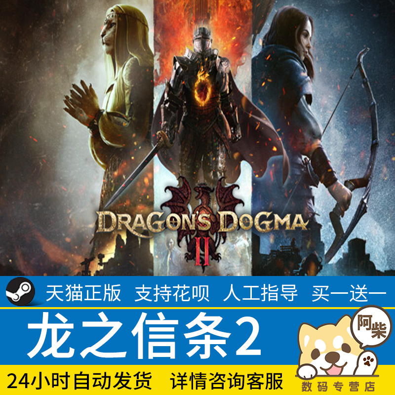 steam正版 龙之信条2 Dragon's Dogma 2 冒险 动作 国区礼物激活码cdk下单现货秒发 - 图0