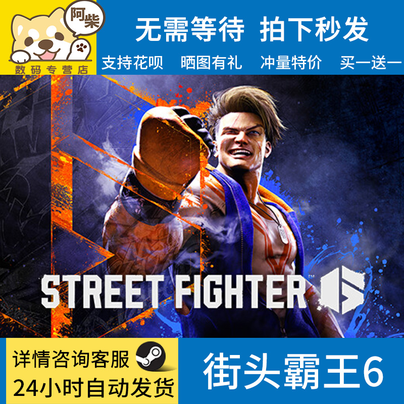 Steam正版游戏 街头霸王6 Street Fighter 6 街霸6steam激活码cdk国区街霸六 - 图1