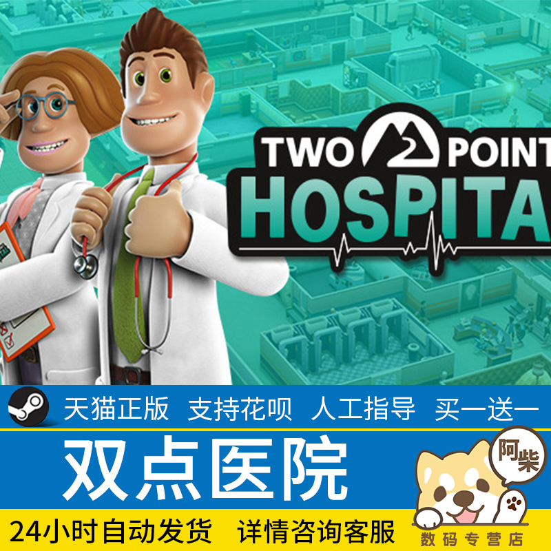 steam正版中文pc游戏双点医院steam双点医院cdk国区激活码 Two Point Hospital自动发货下单秒发-图0