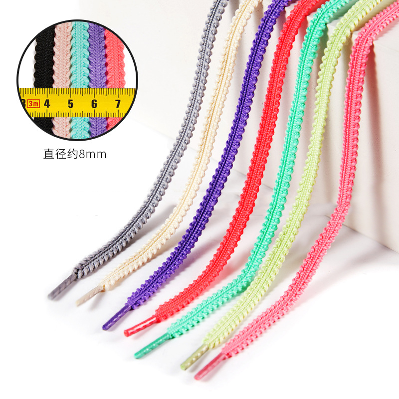 适用于海尔斯km3鞋带男款Fly4阿尔法3代跑鞋女款黑白彩色麦穗鞋绳 - 图2