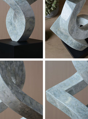 现代简约轻奢大理石装饰摆件