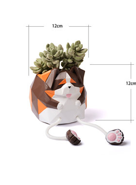 创意动物造型花盆摆件可拆卸