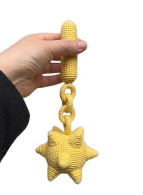 手工diy钩针编织流星锤玩具材料包自制解闷玩具锤子送小朋友针织