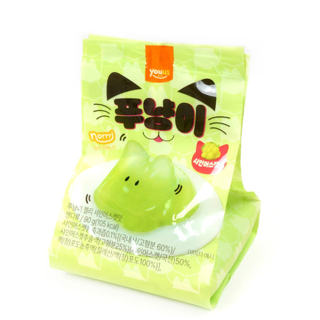 Korean imported Lier cat-shaped fruity cute jelly cloth