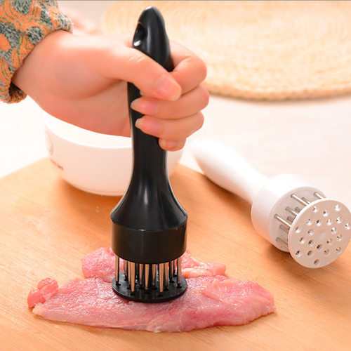 不锈钢钉猪皮猪肉锤扣肉针肉插松肉器烧肉插牛筋叉钢钉塑料插肉叉 - 图1