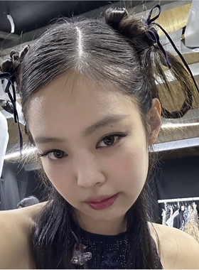 Jennie金智妮同款蝴蝶结飘带发夹芭蕾风细加长丝带绑发头饰发饰女