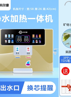 科尔康RO净水器直饮加热一体机反