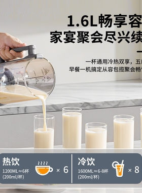 德国德森朗破壁机家用全自动静音
