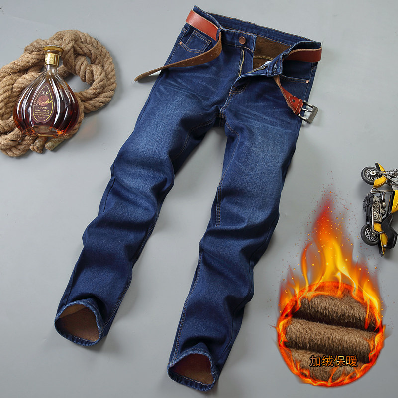 春秋男士直筒潮牌时尚百搭潮牛仔裤 木林普格牛仔裤