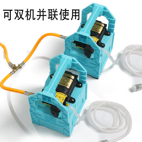 手提式智能双泵高压电动喷雾器抽水机浇菜大功率农用消毒抽水喷雾 - 图2