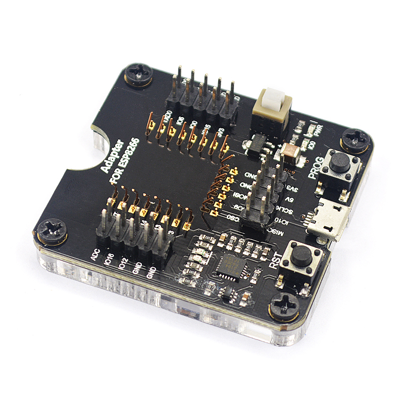 ESP8266/ESP32烧录座烧录器 一键下载 支持 ESP12S ESP07S等模组 - 图0