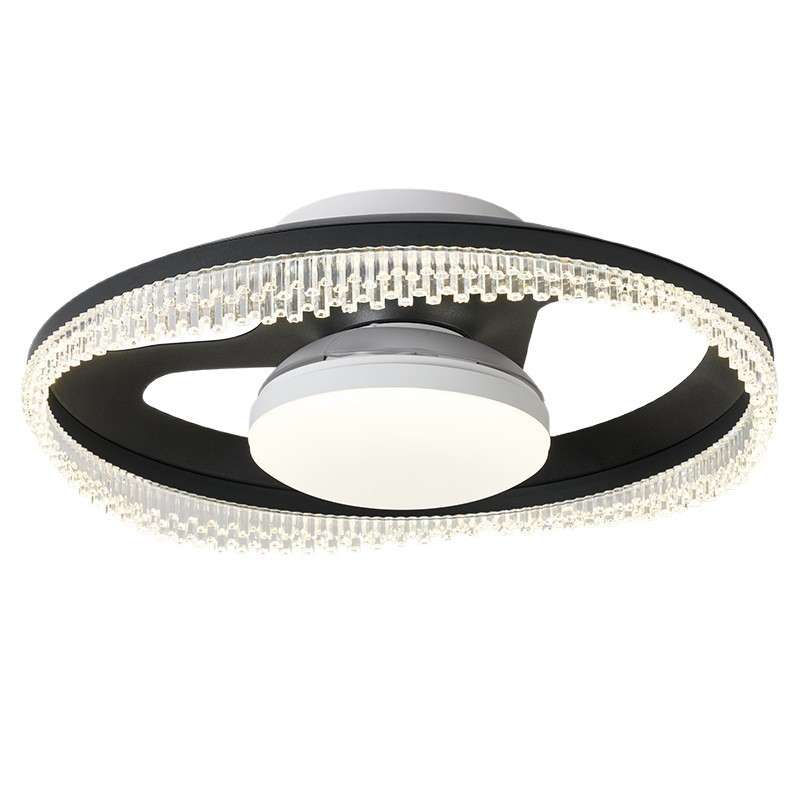 【哇噢】防直吹无叶风扇灯主吸顶灯2025新款儿童房间隐形吊扇电扇 - 图2