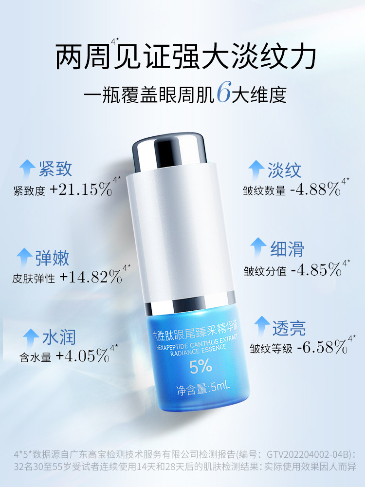 【专享】汝新美肌5%六胜肽精华液眼霜 汝新美肌眼部精华