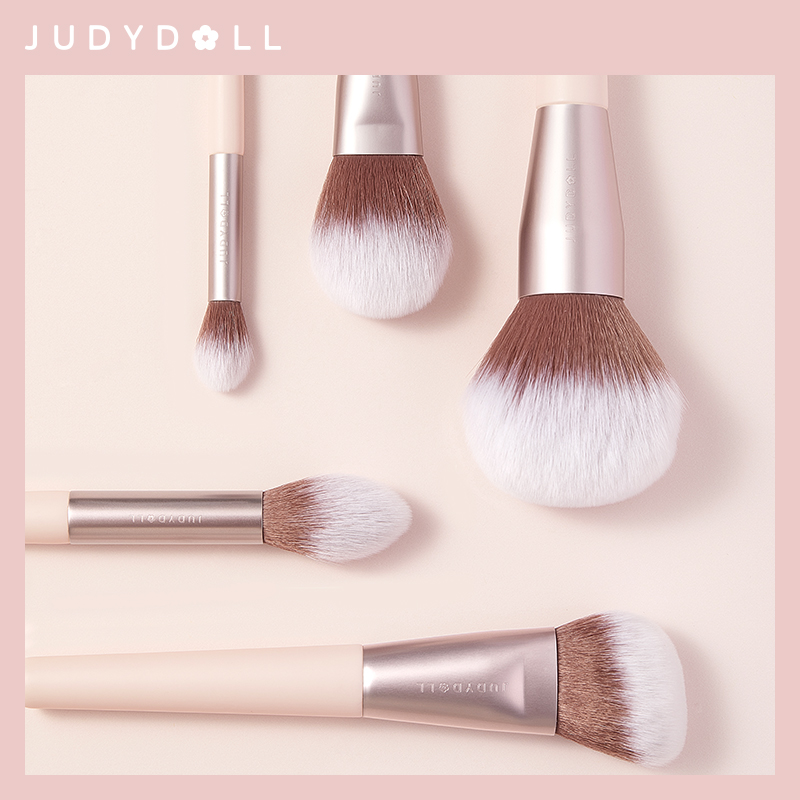 judydoll橘朵旗舰店Judydoll橘朵粉雾系列专业套刷眼影刷眉刷腮红散粉刷化妆刷九件套2
