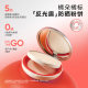 Tangerine Orange Label Sunscreen Powder ຝຸ່ນແຕ່ງຫນ້າຕິດທົນນານ