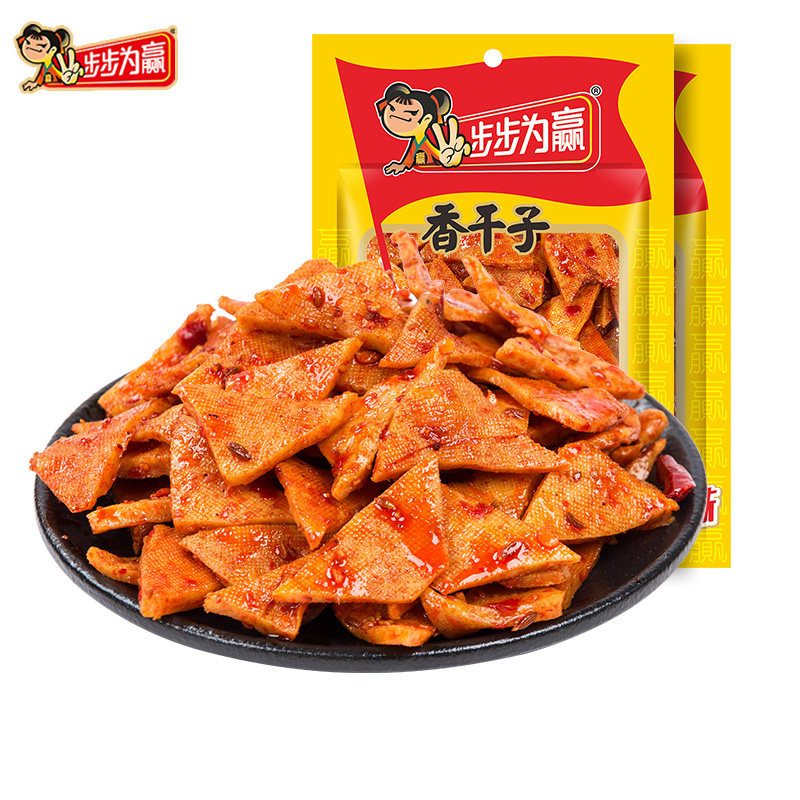 步步为赢香干子麻辣豆腐干香辣豆皮 步步为赢豆腐干