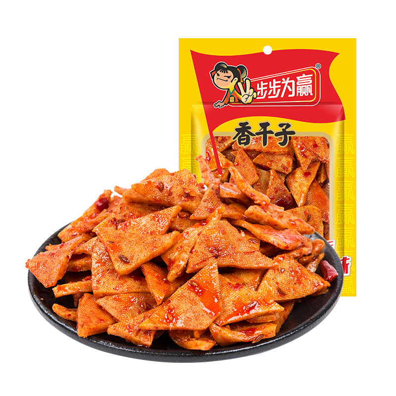 步步为赢香干子麻辣豆腐干香辣豆皮 步步为赢豆腐干