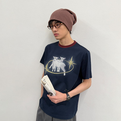 roaringwild a arch 咆哮野兽凉感速干防晒上衣美式印花短袖T恤男 - 图2