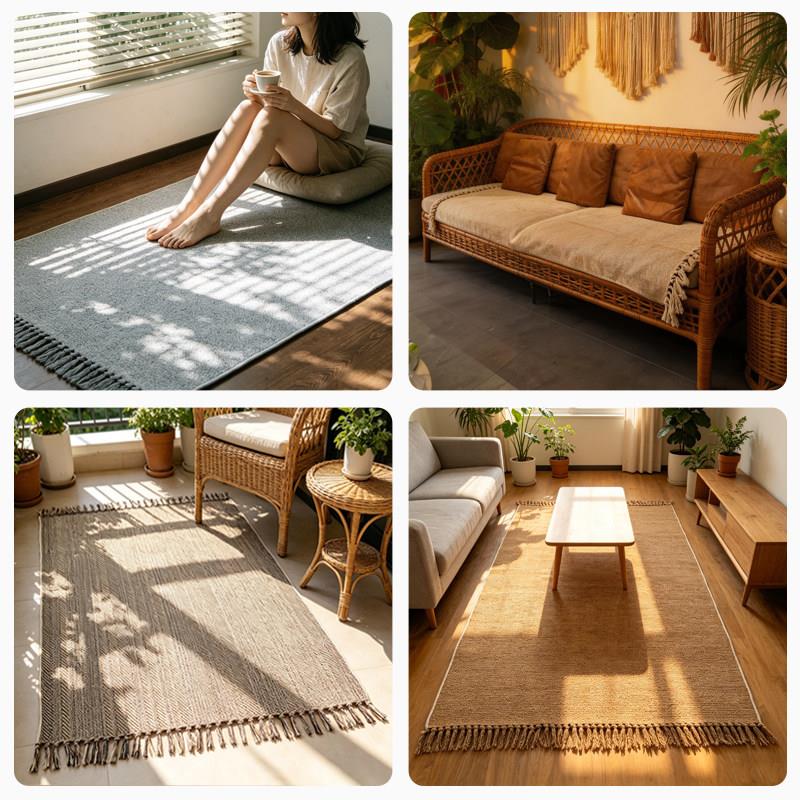Light luxury carpet, living room, bedroom, sofa, tassel blanket, living room car blanket, shawl and casual throw blanket