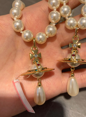 【进柜无压力】水滴珍珠吊坠立体